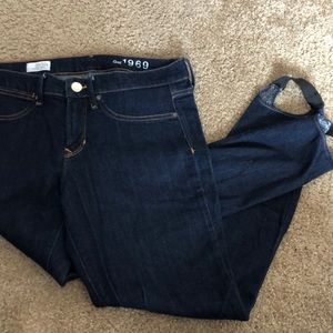 Gap Jeans 31/12 with ankle straps